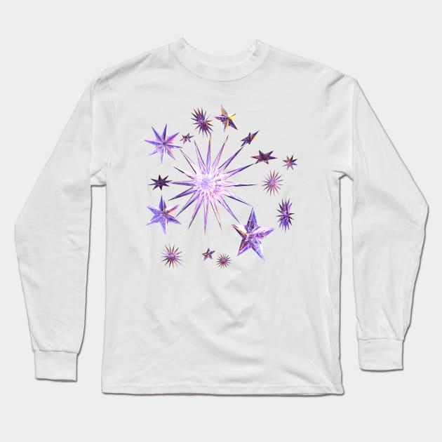 Sparkling Stars Long Sleeve T-Shirt by BonniePhantasm